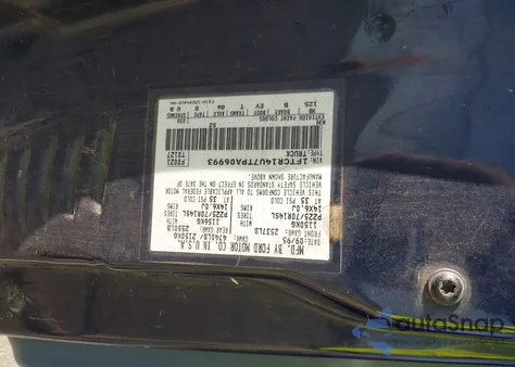 1996 Ford Ranger Super Cab z USA, uszkodzony, nr VIN 1FTCR14U7TPA06993